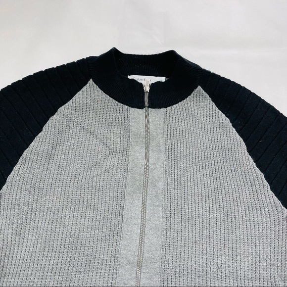 Calvin Klein Men Sweater Jacket Long Sleeve size: Large - Picture 5 of 12